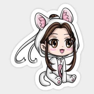 Xie Lian Ferret Chibi - Heaven offical's blessing Sticker